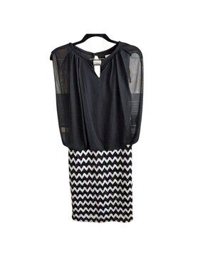 Chelsea Suite Womens Sleeveless Knee length Dress-Black-Size 6-NWT